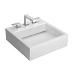 Cuba de Apoio Quadrada Deca L.86 Branco Gelo