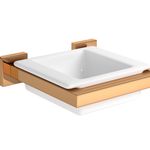 Saboneteira Deca Quadratta Red Gold Parede