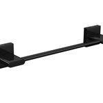 Porta Toalhas Deca Polo 33 200mm Black Noir Barra 2040