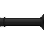 Tubo Deca Black Matte Lig C/anel 1968