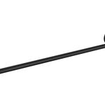 Porta Toalhas Deca Slim Black Matte 2040 Barra