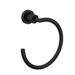 Porta Toalhas Deca Slim Black Matte 2050 Argola