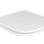 Assento Deca Quadra/Unic/Polo/Axis Poliéster com Slow Close - Branco Gelo