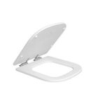 Assento Deca Quadra/Unic/Polo/Axis Poliéster com Slow Close - Branco Gelo