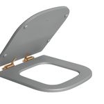Assento Quadra/unic/polo/axis Cz Fosco Poliester Slow Close