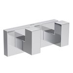 Cabide Deca Quadratta Cromado Duplo 2062 C83