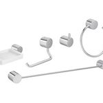 Kit Acessórios para Banheiro Deca Flex 2000.C.FLX (5 peças) - Cromado