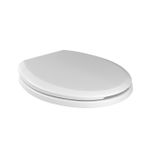 Assento Plástico Branco com Slow Close para Deca Izy/Izy Conforto/Ravena