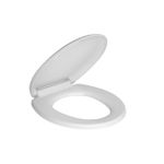 Assento Plástico Branco com Slow Close para Deca Izy/Izy Conforto/Ravena