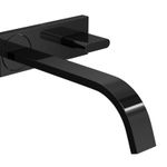 Torneira Deca Polo de parede com chapa 1179 Black Noir