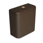 Caixa Deca Carrara/nuova Acopl Gold Marrom Fosco