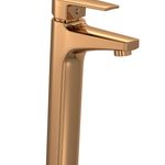 Monocomando de bancada para banheiro bica alta Deca Level Red Gold