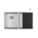 Cuba Deca Cozinha Inox Dupla Wish 75