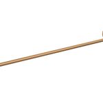 Porta Toalhas Deca Disco 500mm Red Gold Barra 2040