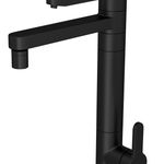 Monocomando de bancada para cozinha com Filtro Deca Twin Click Black Matte