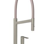 Monocomando de bancada para cozinha Deca Colore Inox/Fendi