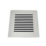 Grelha Invinox 9,4x9,4 Inox 4006/1 Listas S/base