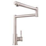 Misturador Docol Orbit de Mesa para Cozinha - Inox Escovado