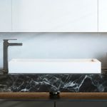 Monocomando Docol Edge Grafite Escovado Monoc para banheiro Mesa