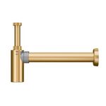 Sifão Docol Top 1x1.1/2 Ouro Escovado P/lavatório