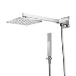 Chuveiro Docol Square com Desviador - Chrome