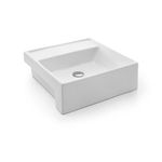 Cuba S/encaixe Quadrada com mesa 41x41 Docol QD3 White