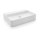 Cuba de Apoio Retangular com mesa 60x42 Docol Rt3 White