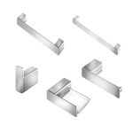 Kit Acessórios para Banheiro Docol Flat (5 peças) - Chrome