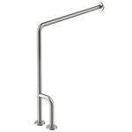 Barra Apoio Docol 80cm Inox Escovado Piso Lat. Direita