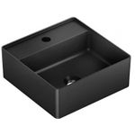 Cuba de Apoio Quadrada com mesa 35x35 Incepa Platinum P4 Noir