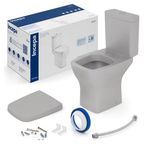 Kit de Louça Incepa Boss C/cx Acoplada Gris (termofixo)