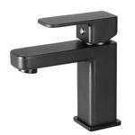 Monocomondo para banheiro bica baixa Meber Axiom Slim 2875 C52 Preto Matte
