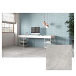 Piso Porcelanato Eliane Dolmen 120x120 Cinza Acetinado