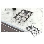 Cooktop Tramontina Dominó em Aço Inox e Trempes em Ferro Fundido com Acendimento Superautomático 2 Queimadores