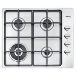 Cooktop a Gás Tramontina Square em Aço Inox com Trempes em Ferro Fundido
