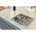 Cooktop a Gás Tramontina Square em Aço Inox com Trempes em Ferro Fundido
