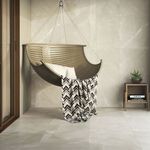Piso Porcelanato Eliane Pulpis Crema Acetinado 59x118,2