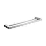 Porta Toalhas Rubinettos Quadro Duplo Cromado Barra 55cm