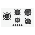 Cooktop a Gás Tramontina Penta Side Plus em Vidro Temperado Branco