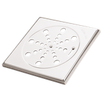 Grelha Jackwal 15x15 Cromado Quadrada com Fecho