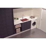 Tanque de embutir Tramontina Jumbo 108 L em Aço Inox 70x50 cm