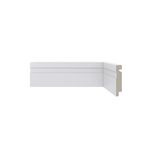 Rodape Poliesti Santa Luzia 7cm 456 Barra C/2,4ml Branco