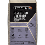 Massa Ceramfix 15kg Branca Revestimento Liso