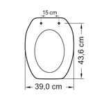Assento Tupan/inter Thema Branco Pp Evolut Soft Closes