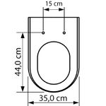 Assento Tupan Carrara Polipropileno Soft Close - Branco Gelo