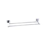 Porta Toalhas Luxban Elegance Cromado 408 Duplo 50cm