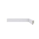 Rodape Poliesti Santa Luzia 3 Cm 466 Barra C/2,4ml Branco