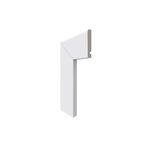 Guarnicao Santa Luzia Poliestireno 7cm 446 Pc/2,4ml Branco