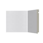 Rodape Poliesti Santa Luzia 20cm 506 Bara 2,40ml Branco