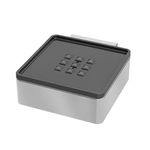 Saboneteira Zen Soul Cromado/preto Fixa BA0176